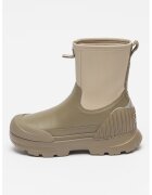 UGG Боти от еко кожа - Зелени аспержи/Светло бежово