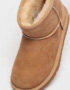 UGG Боти от велур Classic II Mini Светлокафяв