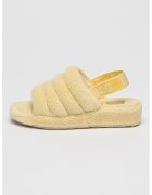 UGG Дамски чехли - Текстил - Бледожълт