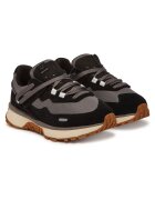UGG Мъжки кецове Retrofi Low - естествена кожа - черно/сиво