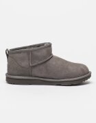UGG Непромокаеми велурени боти Classic Mini II Сив