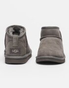 UGG Непромокаеми велурени боти Classic Mini II Сив