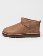 UGG Непромокаеми велурени боти Classic Ultra Mini с лесно обуване Кафяв