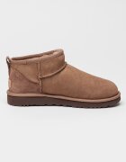 UGG Непромокаеми велурени боти Classic Ultra Mini с лесно обуване Кафяв