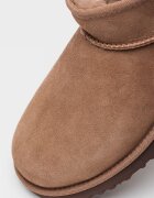 UGG Непромокаеми велурени боти Classic Ultra Mini с лесно обуване Кафяв
