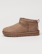 UGG Непромокаеми велурени боти Classic Ultra Mini с лесно обуване Светло кафяво