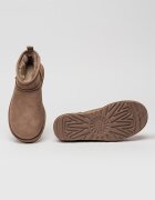 UGG Непромокаеми велурени боти Classic Ultra Mini с лесно обуване Светло кафяво