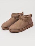 UGG Непромокаеми велурени боти Classic Ultra Mini с лесно обуване Светло кафяво
