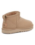 UGG Непромокаеми велурени боти Classic Ultra Mini с лесно обуване Светлокафяв