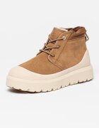 UGG Непромокаеми велурени боти Neumel Слонова кост/Карамел