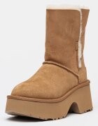 UGG Полускосени велурени ботуши Esmee Камел