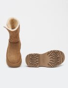 UGG Полускосени велурени ботуши Esmee Камел