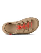 UGG Сандали Golden Glow от кожа и текстил Червен/Бежов
