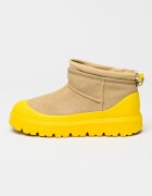 UGG Унисекс боти Classic Ultra Mini Жълт/Бежов