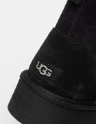 UGG Велурени боти Classic Mini Черен