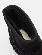 UGG Велурени боти Classic Mini Черен