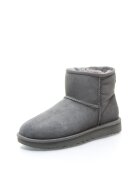 UGG Велурени боти Classic Mini II Сив