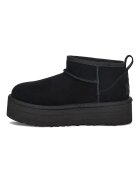 UGG Велурени боти Classic Ultra Черен