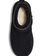 UGG Велурени боти Classic Ultra Черен