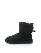 UGG Велурени боти Mini Bailey Black