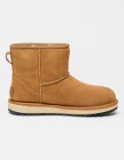 UGG Велурени боти Mini GTX Канелено кафяво