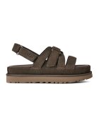 UGG Велурени сандали Goldenstar Gleam - Тъмнокафяв