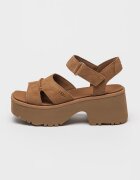 UGG Велурени сандали New Heights с велкро Светлокафяв