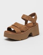 UGG Велурени сандали New Heights с велкро Светлокафяв