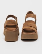 UGG Велурени сандали New Heights с велкро Светлокафяв