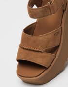 UGG Велурени сандали New Heights с велкро Светлокафяв