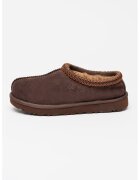 UGG Велурено сабо Tasman II с подплата от овча кожа - Тъмнокафяв