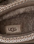 UGG Велурено сабо Tazz II с равна платформа Камел/Ледено синьо