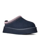 UGG Велурено сабо Tazz II с равна платформа - Светлорозов/Индигово синьо