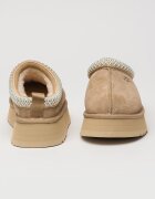 UGG Велурено сабо Tazz с равна платформа Бежов