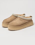 UGG Велурено сабо Tazz с равна платформа Бежов