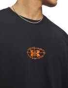 Under Armour Баскетболна тениска Hoops с памук Черен/Мандарина