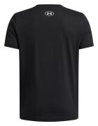 Under Armour Баскетболна тениска с принт Черен/Мандарина/Бял