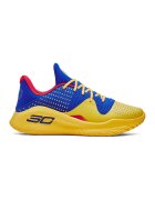 Under Armour Баскетболни обувки Curry 4 Low Flotro - Жълт/Кралско Синьо