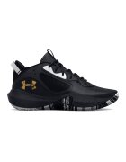 Under Armour Баскетболни обувки Lockdown 6 от кожа с мрежа - Черен/Сив