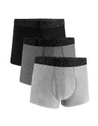 Under Armour Боксерки 174107 с лого 3 - чифта Черен/Сив