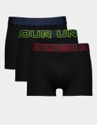 Under Armour Боксерки с лого на талията - 3 чифта Черен