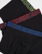 Under Armour Боксерки с лого на талията - 3 чифта Черен