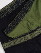 Under Armour Боксерки с лого на талията - 3 чифта Черен/Тъмно каки