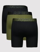 Under Armour Боксерки с лого на талията - 3 чифта Черен/Тъмно каки