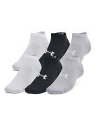Under Armour Чорапи до глезена Essential с лого 6 чифта Черен/Сив