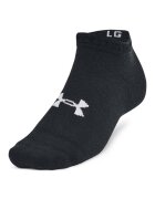 Under Armour Чорапи до глезена Essential с лого 6 чифта Черен/Сив