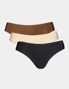 Under Armour Фитнес бикини Pure Stretch - 3 чифта Черен/Тъмнобежово/Земен
