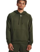 Under Armour Фитнес худи Rival със свободна кройка - Каки