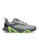 Under Armour Фитнес обувки Charged Commit 5 от кожа и мрежа - Светло сив/Електриково Зелено/Антрацитно сиво