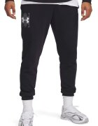 Under Armour Фитнес панталон с памук с лого - Черен